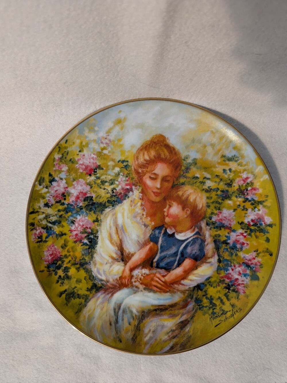 Modern Masters "Summer Secrets" By Karin Schaefers Plate